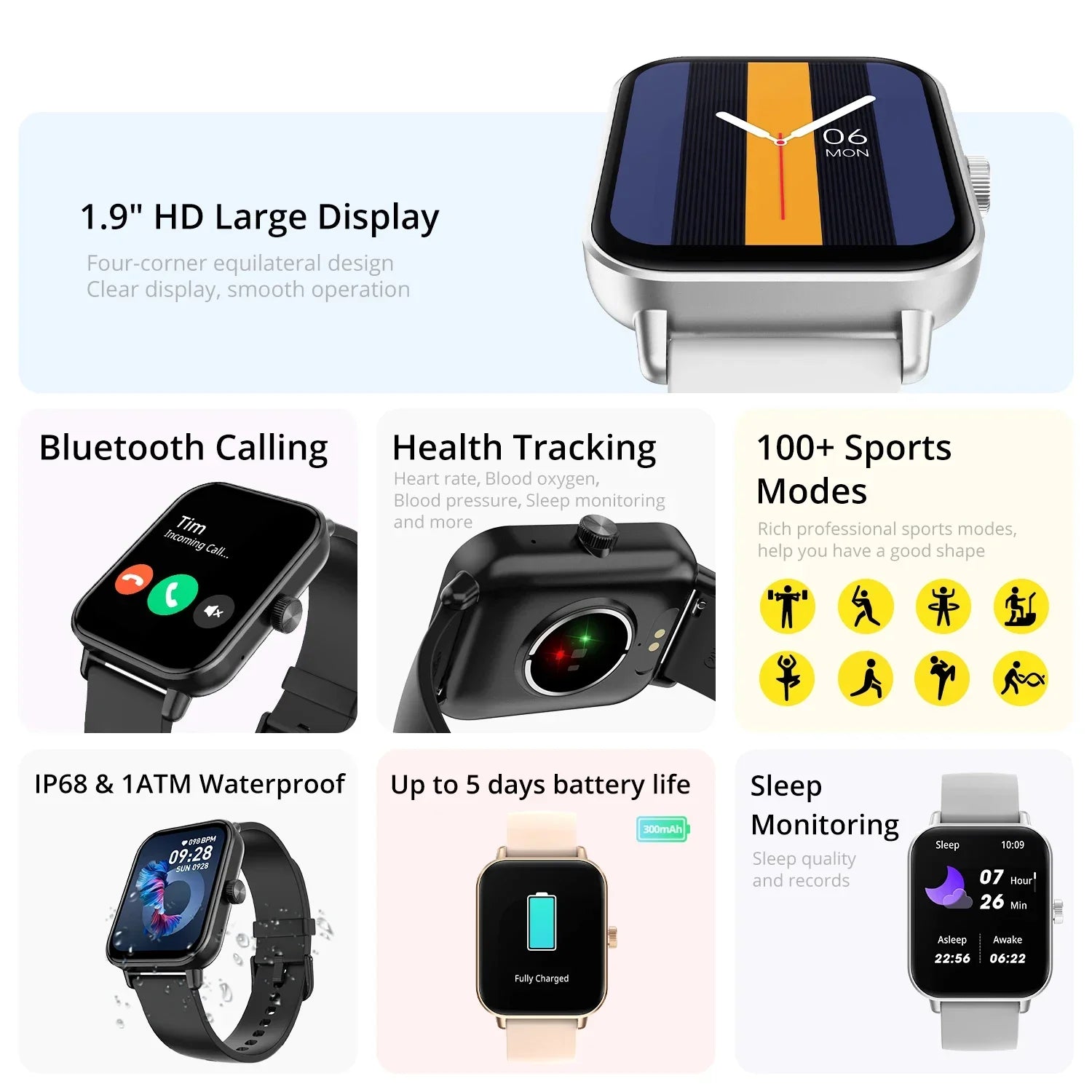 SmartFit Voice Call Watch